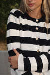 Hope Stripe Knit Cardigan