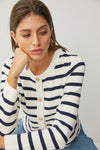 Johnny Stripe Cardigan