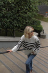 Bri Ribbed Stripe Sweater -FINAL SALE