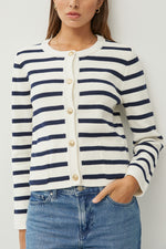 Johnny Stripe Cardigan