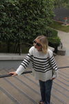 Bri Ribbed Stripe Sweater -FINAL SALE