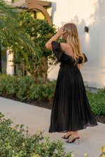 Anya Black Pleated Skirt- FINAL SALE