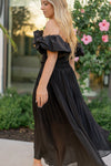 Anya Black Pleated Skirt- FINAL SALE