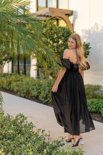 Anya Black Pleated Skirt- FINAL SALE