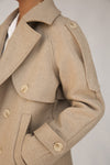 Matty Wool Mid-trench Jacket- FINAL SALE