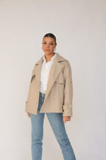 Matty Wool Mid-trench Jacket- FINAL SALE