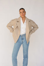 Matty Wool Mid-trench Jacket- FINAL SALE