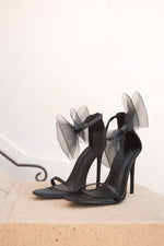 Black Bow Heels - LLACIE 