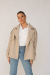 Matty Wool Mid-trench Jacket- FINAL SALE